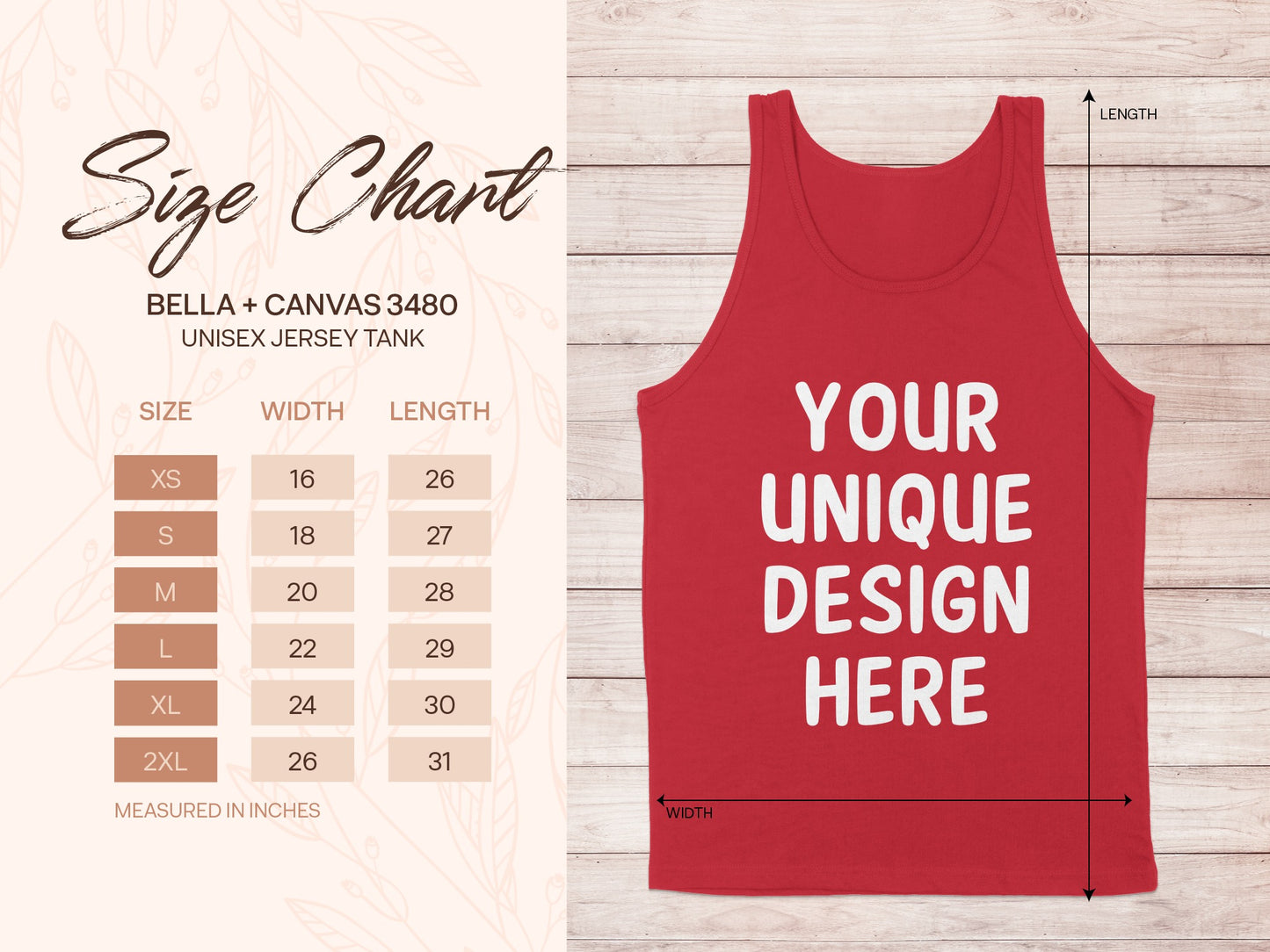 Custom Unisex Jersey Tank Top Personalized Product
