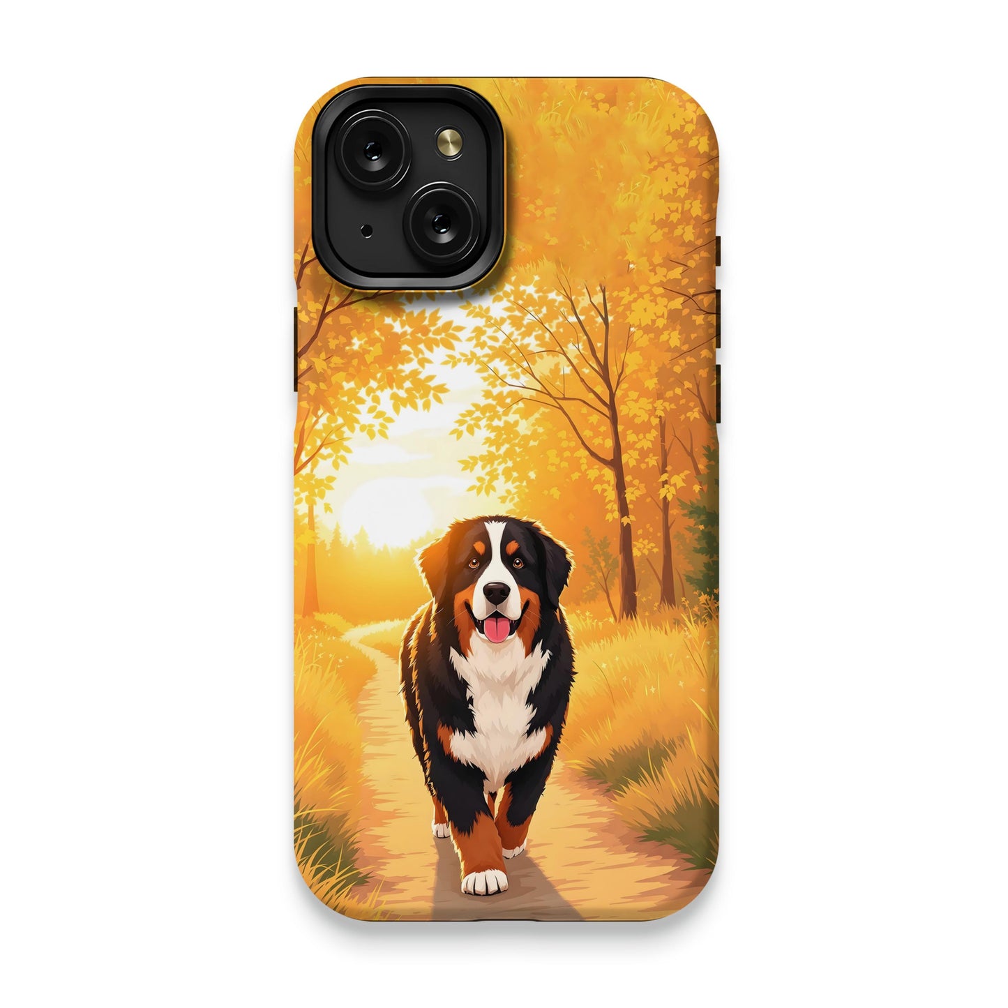Autumn Walk with Dog iPhone Case product