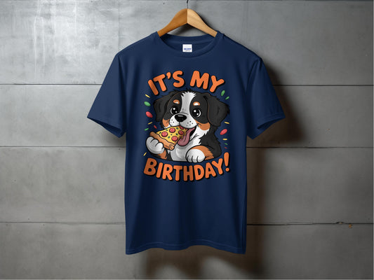 It's My Birthday Pizza Dog Graphic Teeshirt product type