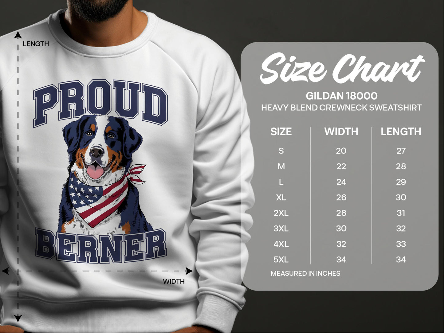 Proud Berner Heavy Blend Crewneck Sweatshirt product