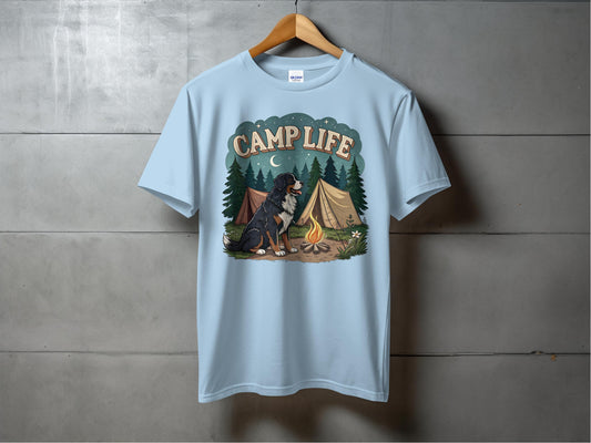 Camp Life Graphic Tee with Camping Scene product type