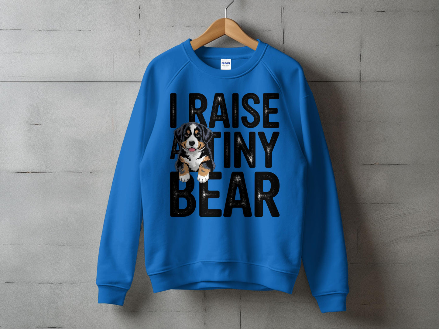 I Raise A Tiny Bear Cute Puppy Graphic Sweatshirt product type