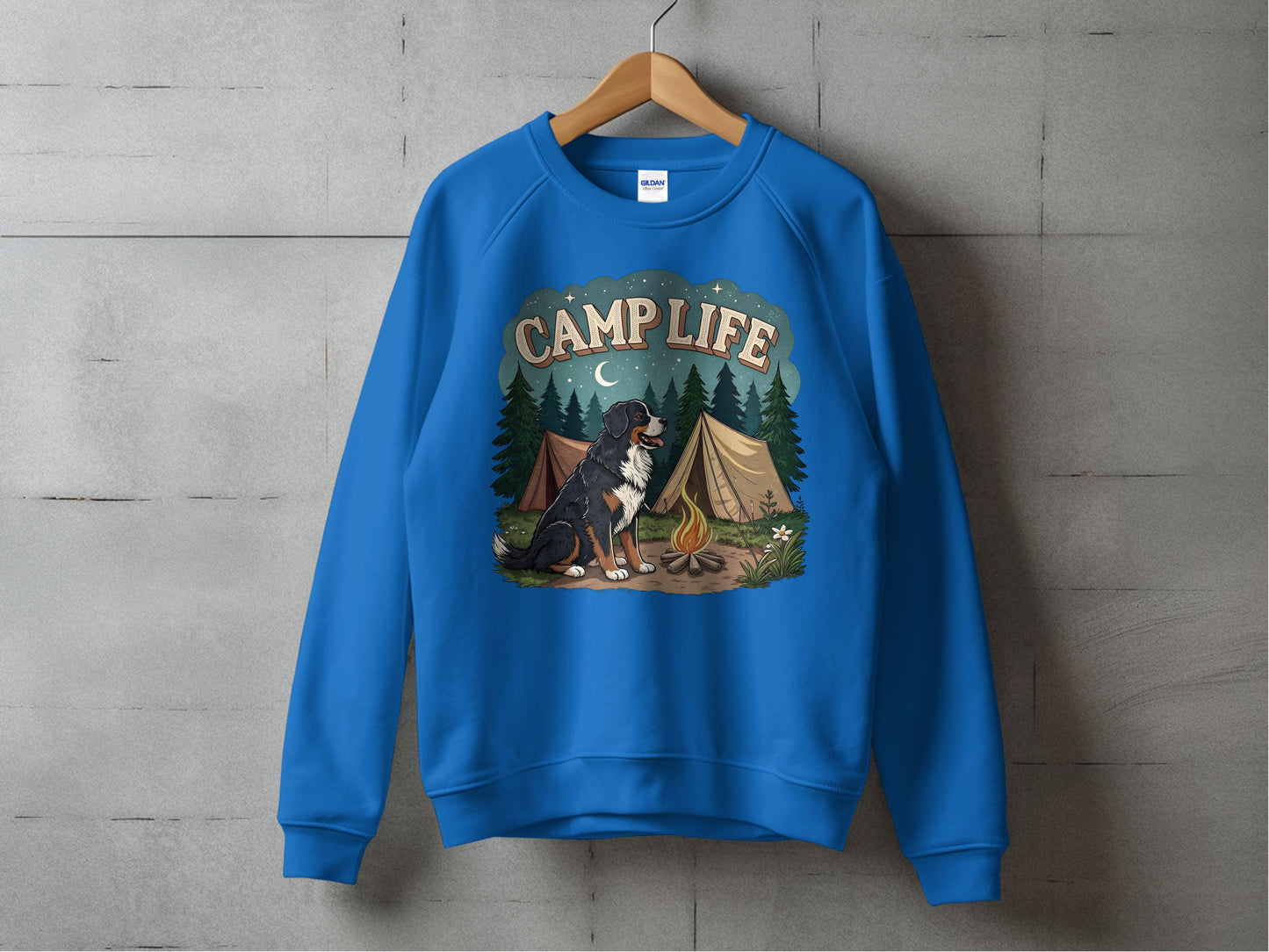 Cozy Camp Life Design featuring Dog Sweatshirt product