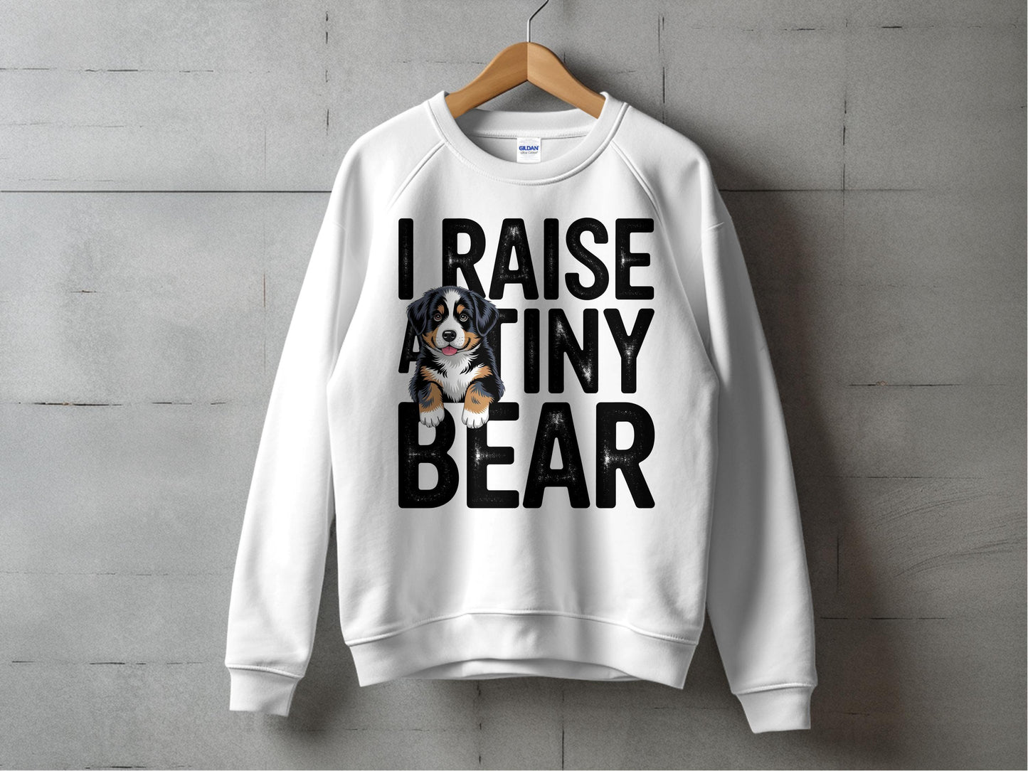 I Raise A Tiny Bear Graphic Sweatshirt product
