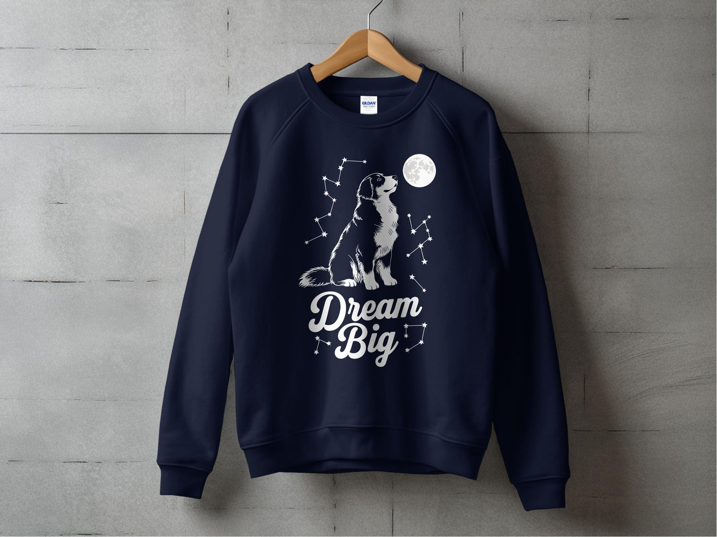 Dream Big Constellation Dog Graphic Sweatshirt product type