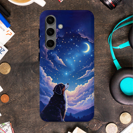 Enchanting Starry Night Dog Sky View Phone Case product