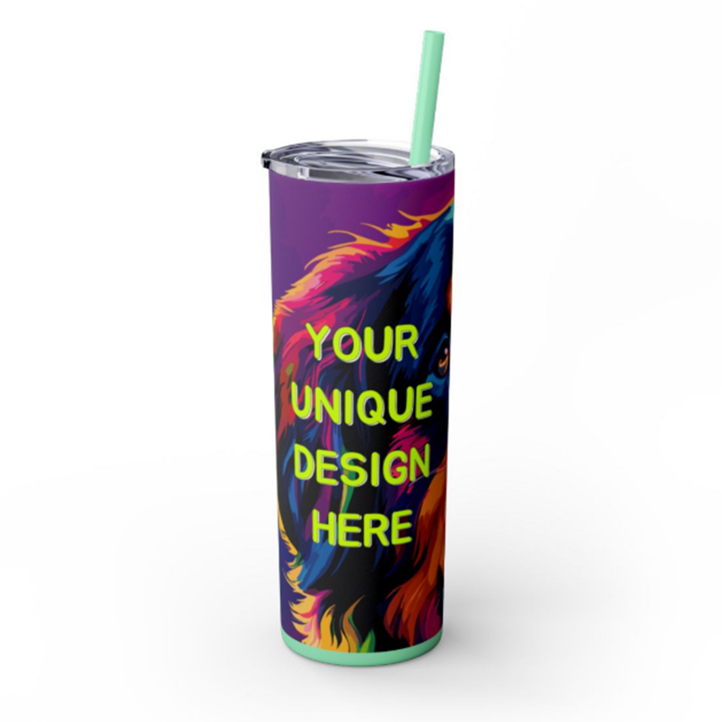 Skinny Tumbler with Straw