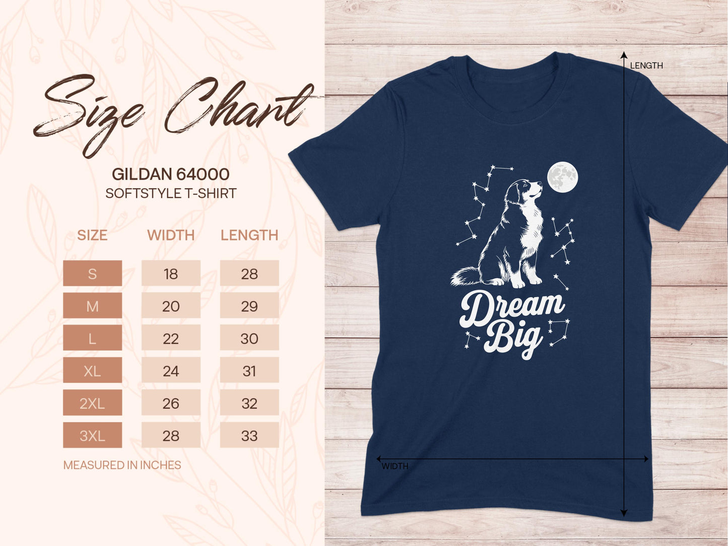 Dream Big Dog Constellation T-Shirt product type