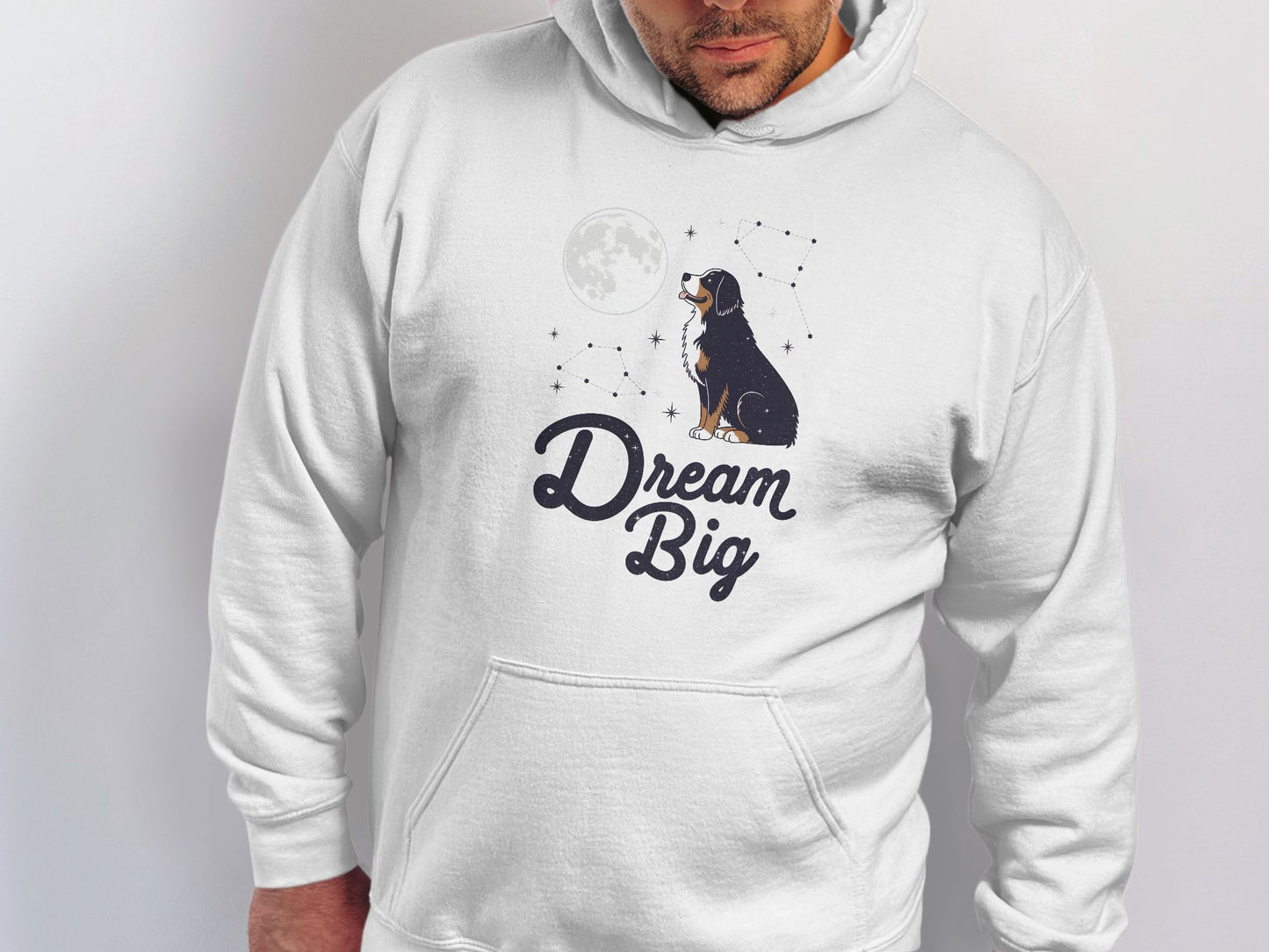Dream Big Dog Constellation Print Hoodie product type