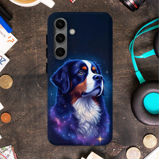 Stunning Dog Artwork Galaxy Theme Phone Case product