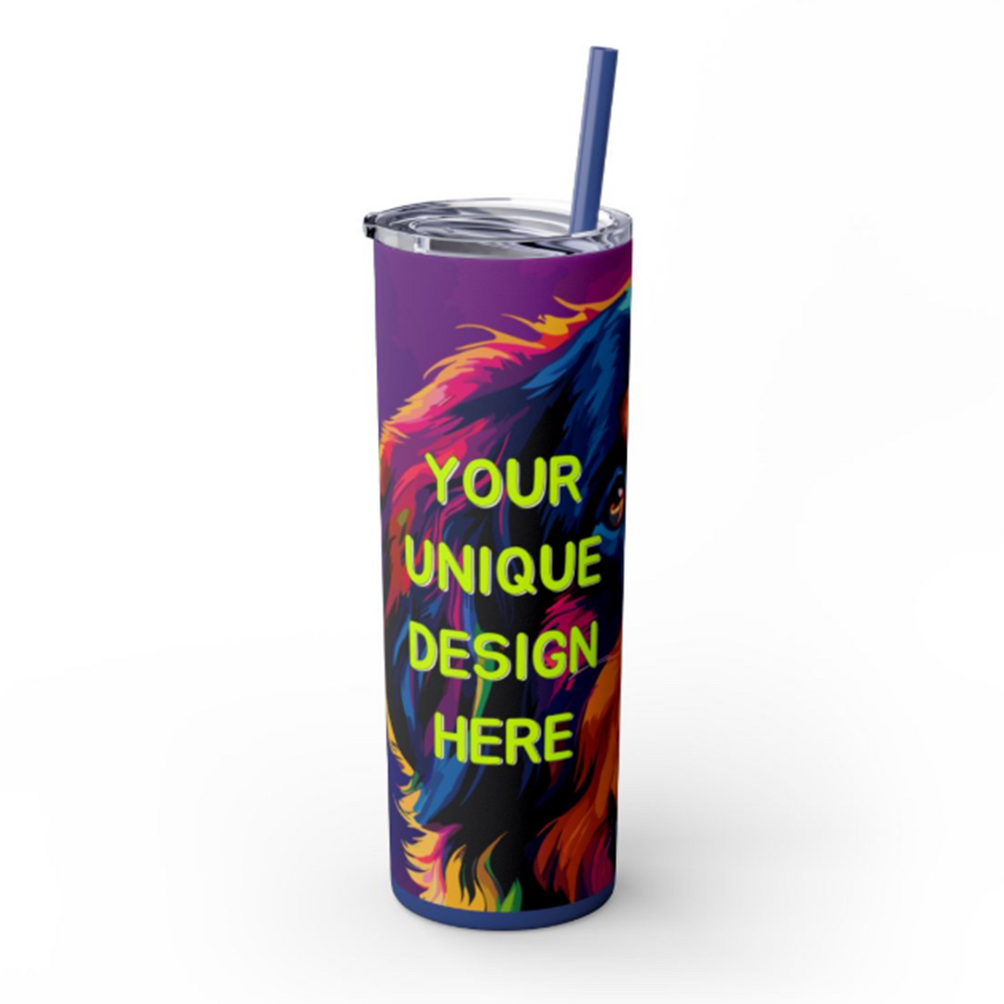 Skinny Tumbler with Straw