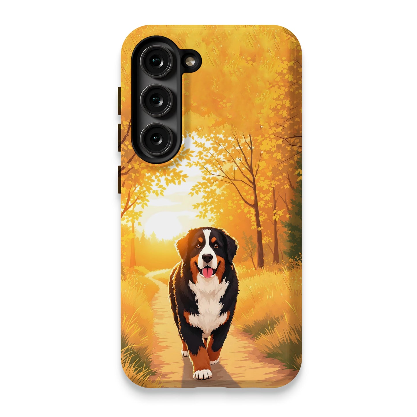 Charming Dog Autumn Walk Design Phone Case product type