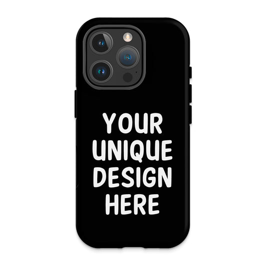 Personalized Black Case for Custom Design product