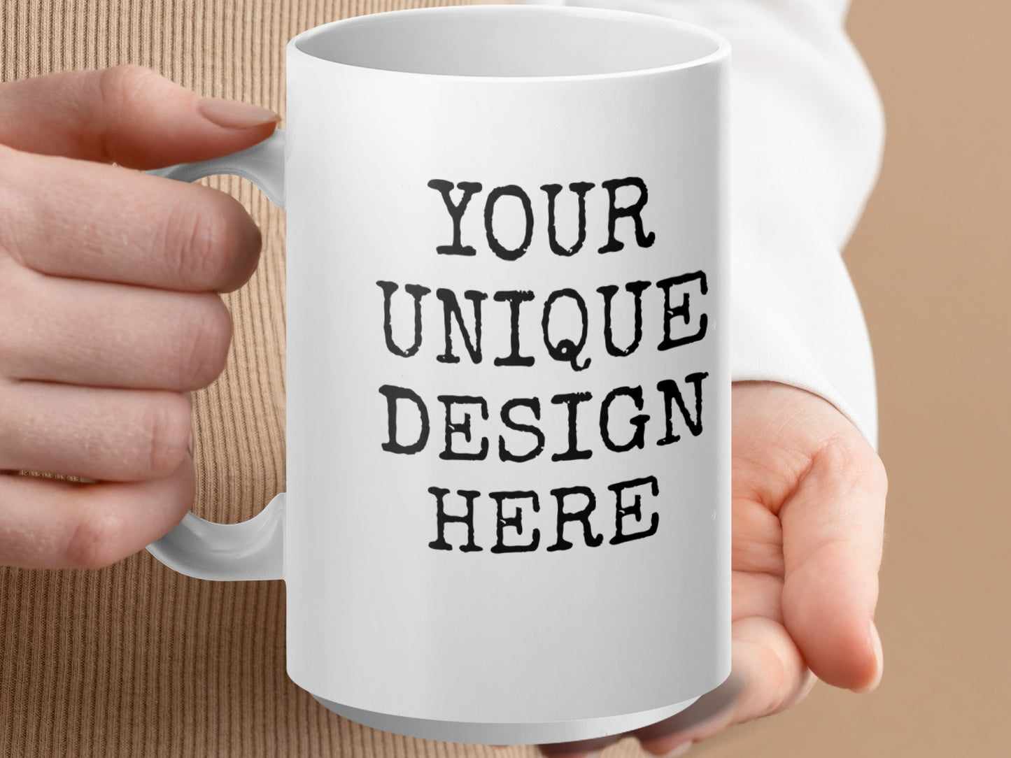 Customize With Your Unique Design Mug product