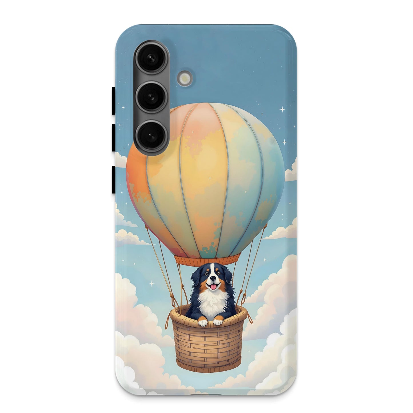 Colorful Hot Air Balloon Dog Art Phone Case product type