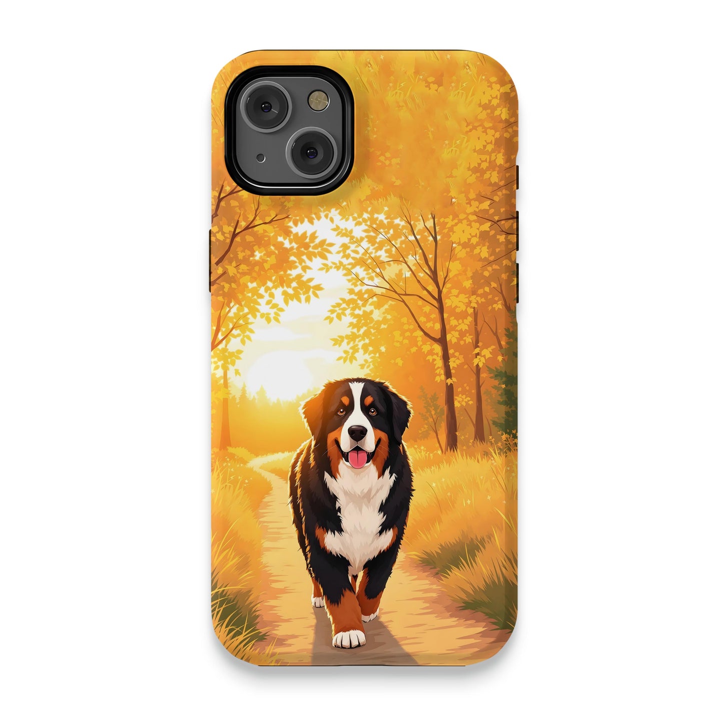 Charming Bernese Mountain Dog Art Phone Case product
