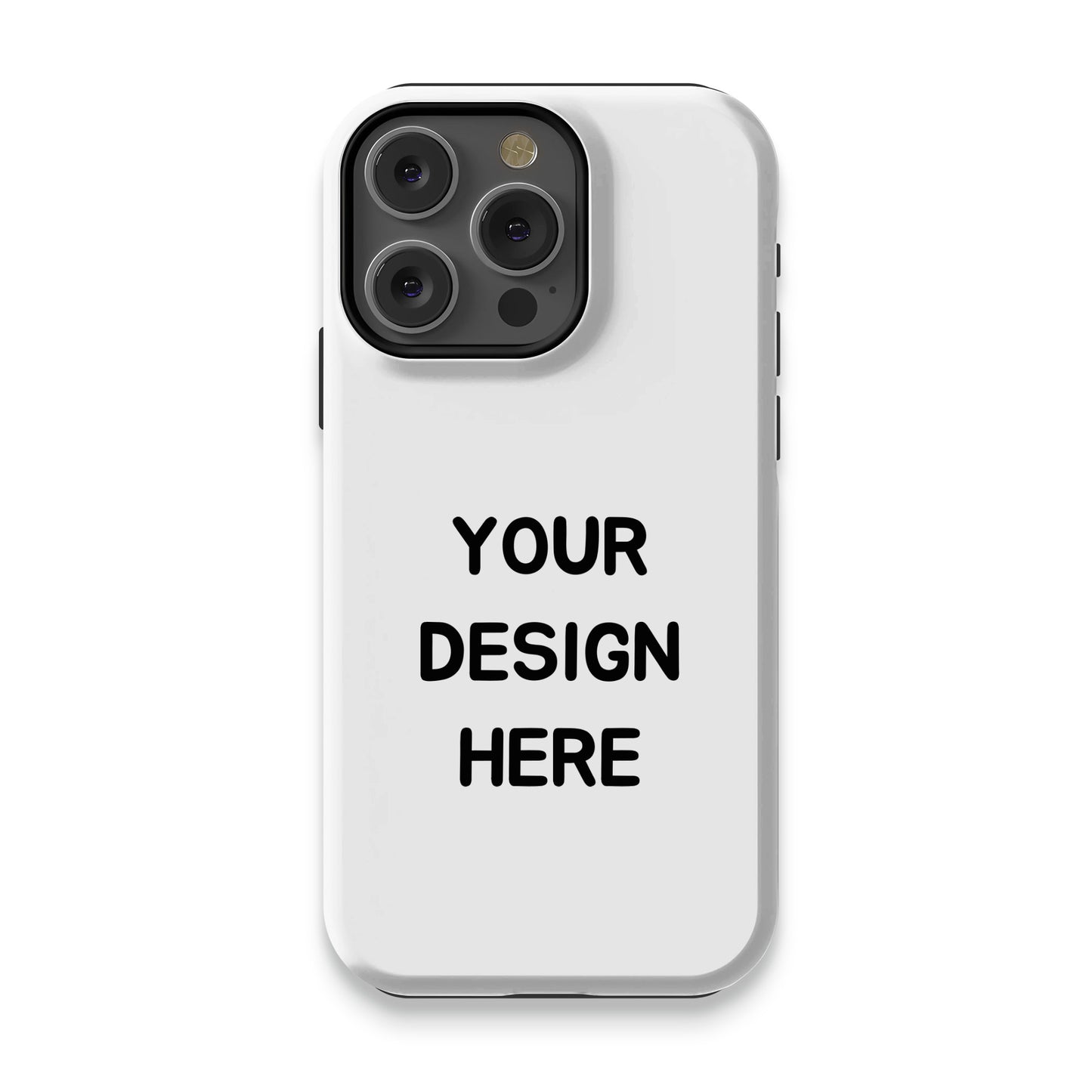 Customizable White Phone Case for Creative Expressions product