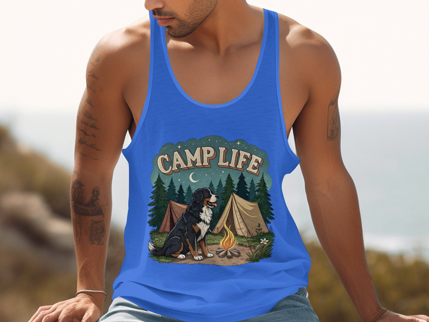 Camp Life Graphic Tank Top Perfect for Camping Fun product type