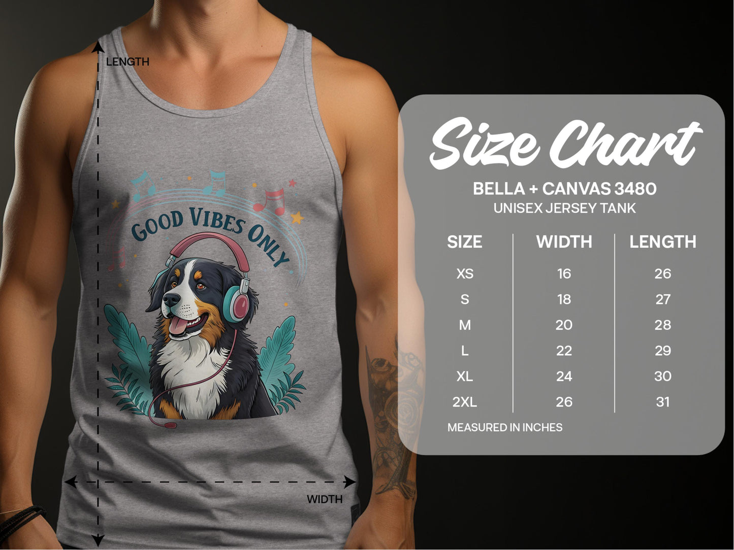 Good Vibes Only Unisex Jersey Tank product type