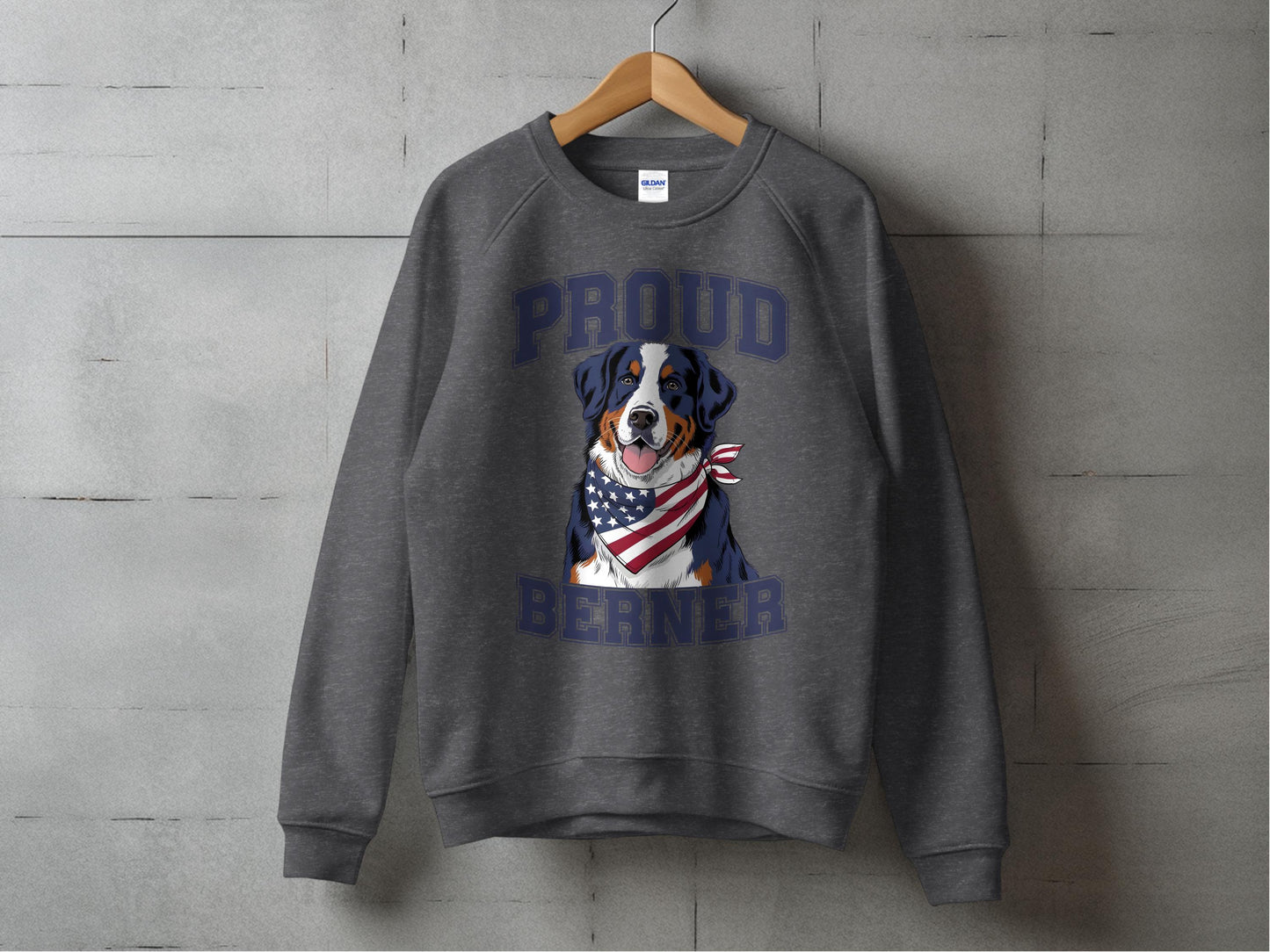 Proud Berner Dog Graphic Sweatshirt Comfortable product type