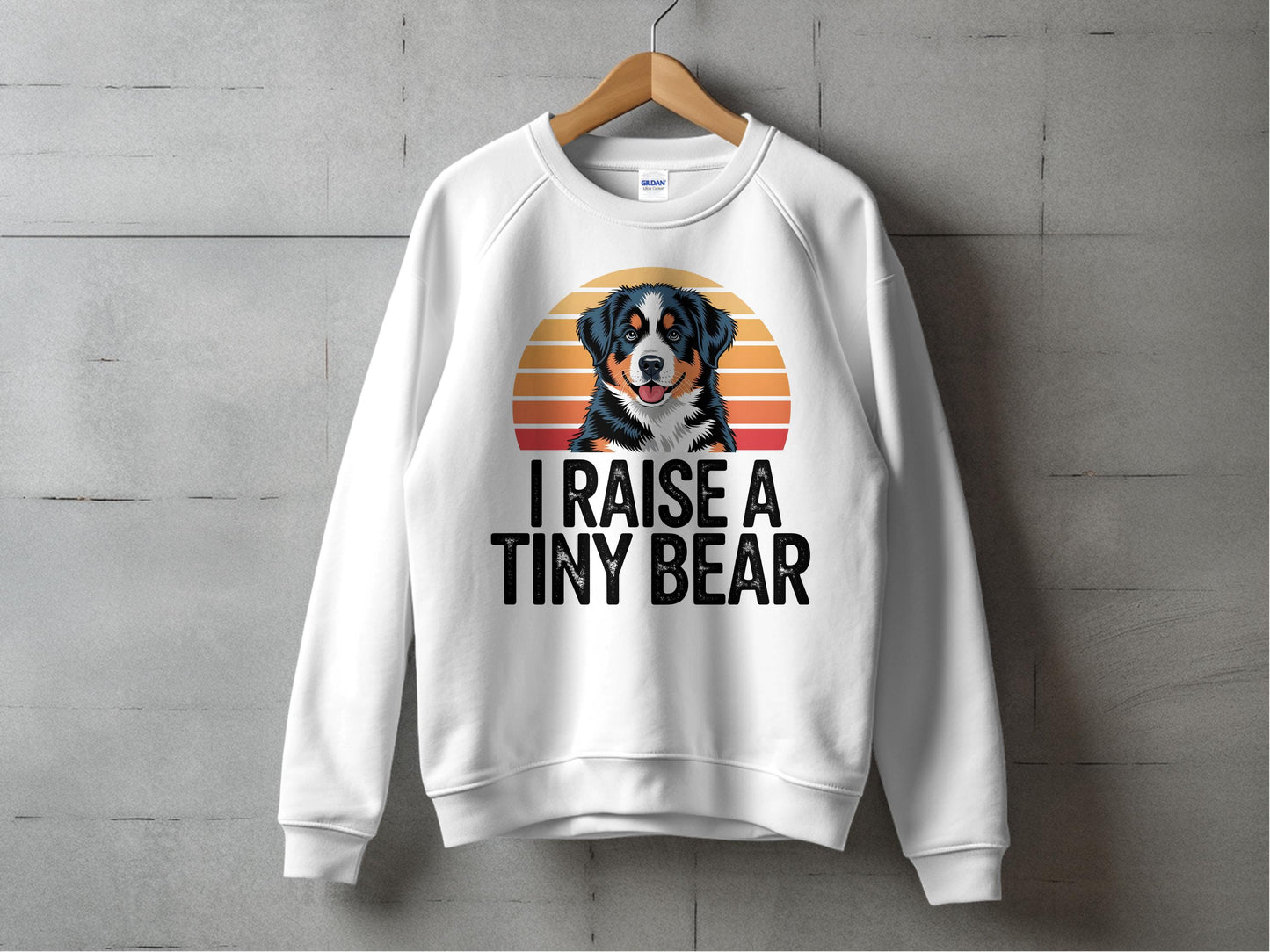 I Raise A Tiny Bear Graphic Sweatshirt product