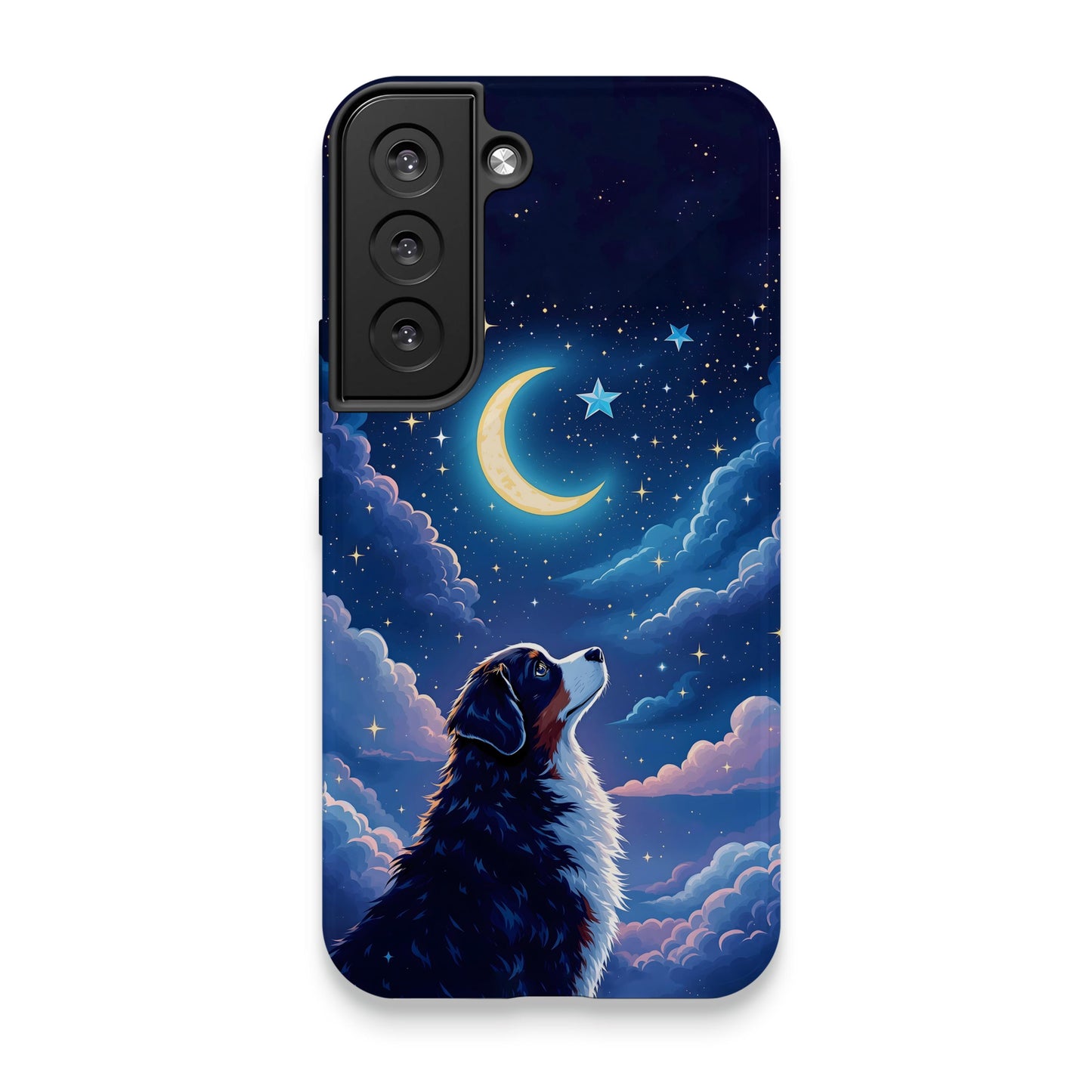 Majestic Night Sky Dog Design Phone Case product