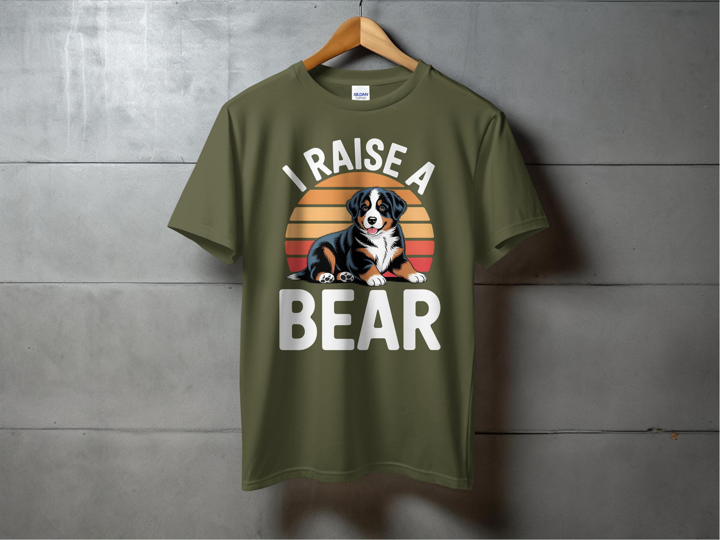 I Raise A Bear Graphic Design T-Shirt product