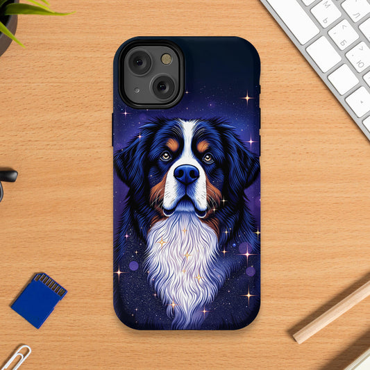 Stunning Cosmic Dog Art on Phone Case product