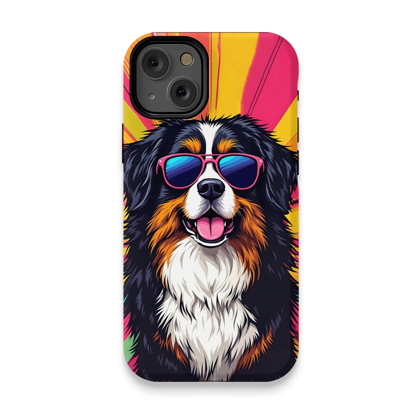Cool Dog with Sunglasses Cartoon Style Phone Case product type