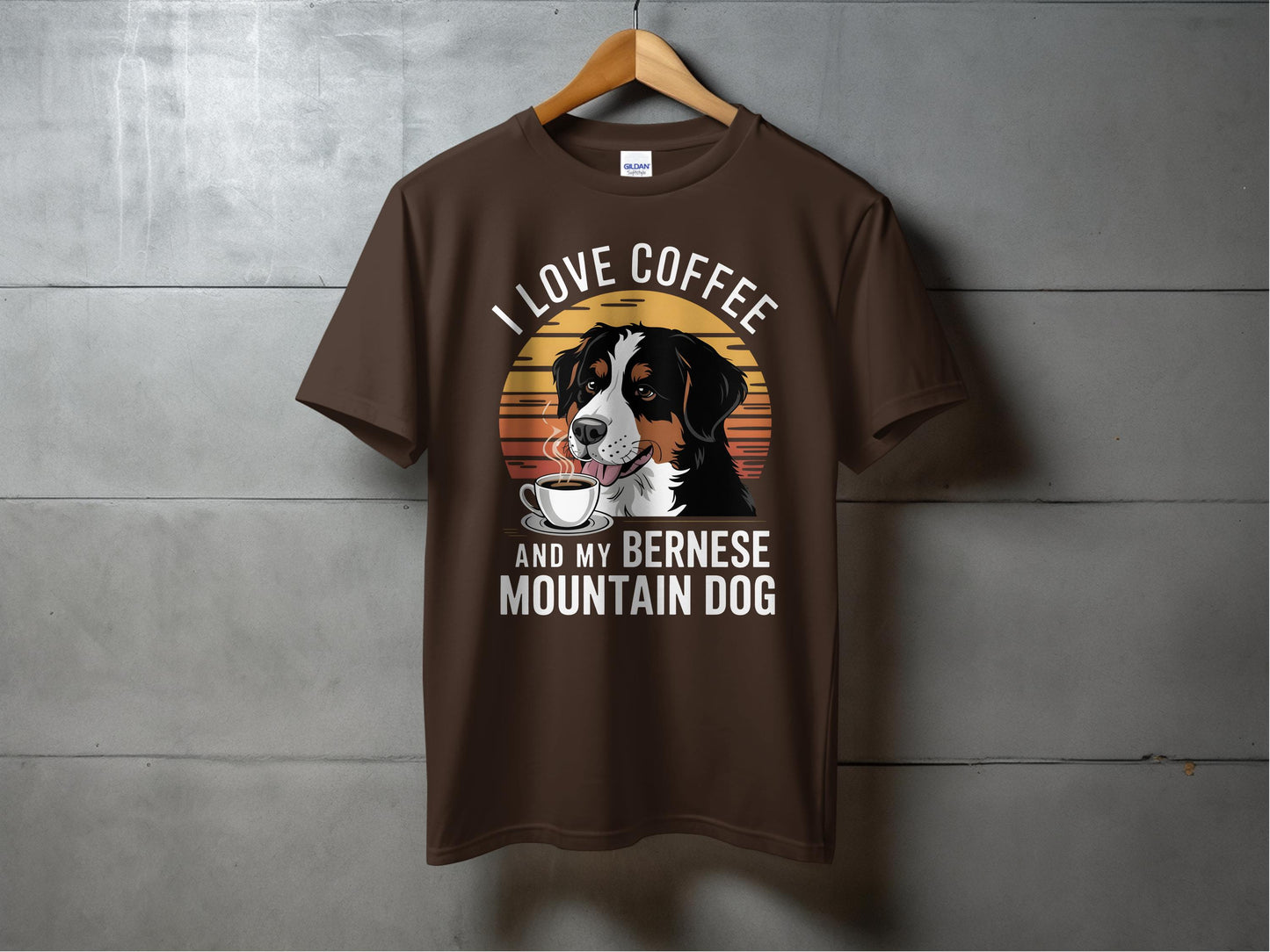 I Love Coffee and My Bernese Mountain Dog product type