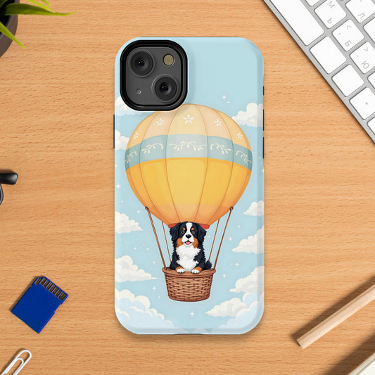 Adorable Hot Air Balloon Dog Case Phone Protection Product