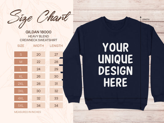 Your Unique Design Here Heavy Blend Sweatshirt product type
