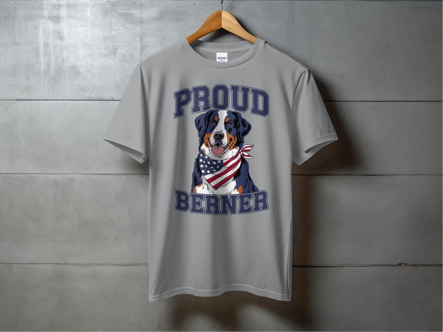 Proud Berner T Shirt Patriotic Dog Lovers product type