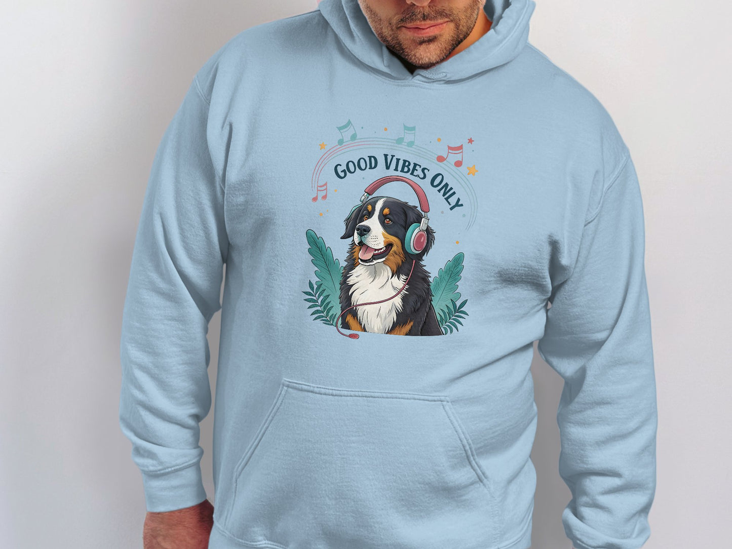 Warm Hoodie with Good Vibes Only design product