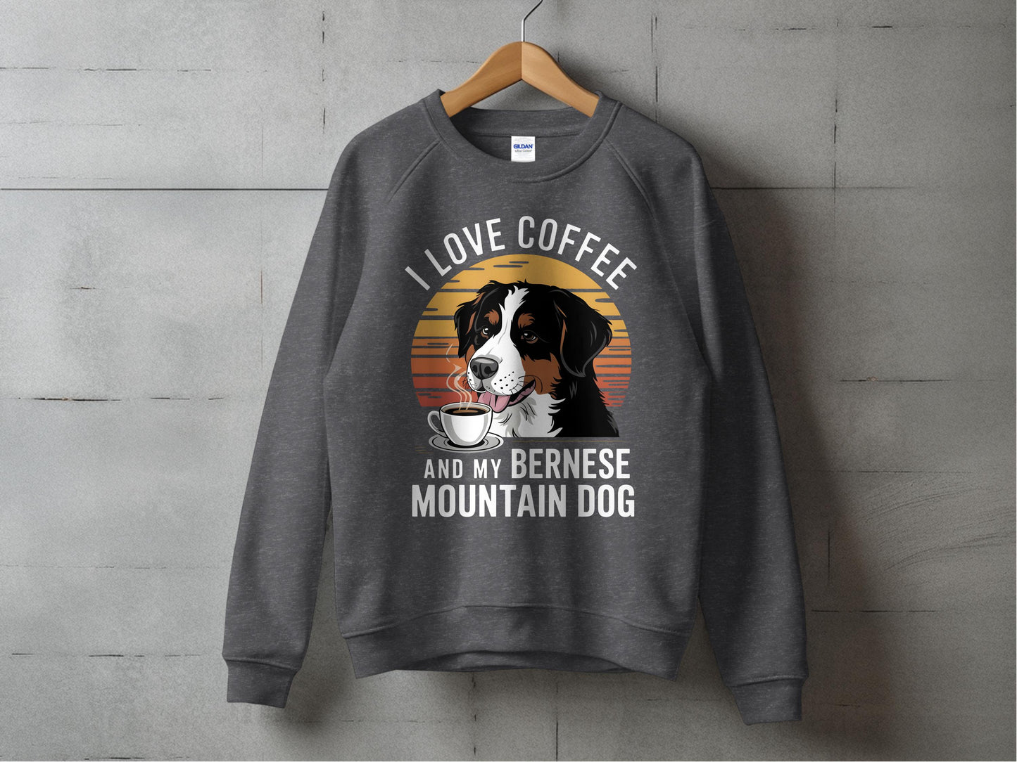 I Love Coffee And My Bernese Mountain Dog Sweater Product