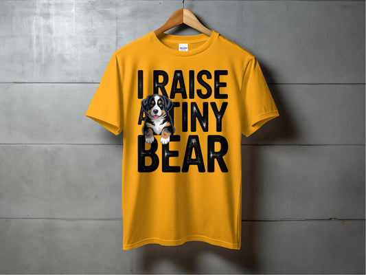 I Raise A Tiny Bear Printed Graphic T-Shirt product type