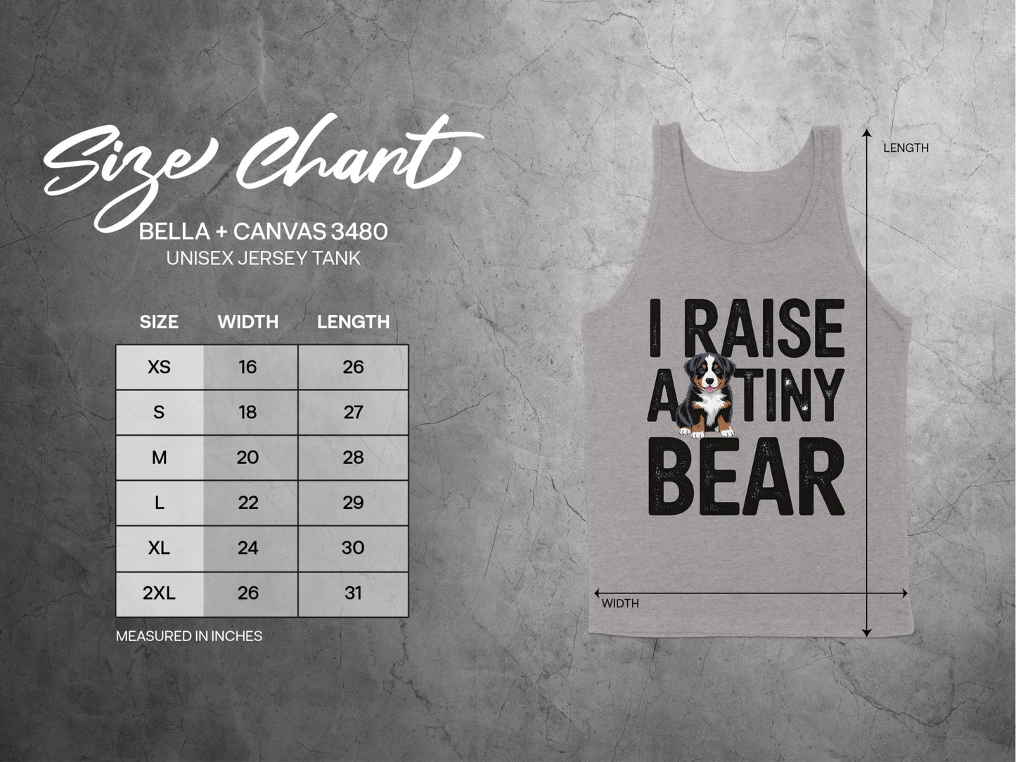 I Raise a Tiny Bear Unisex Jersey Tank product