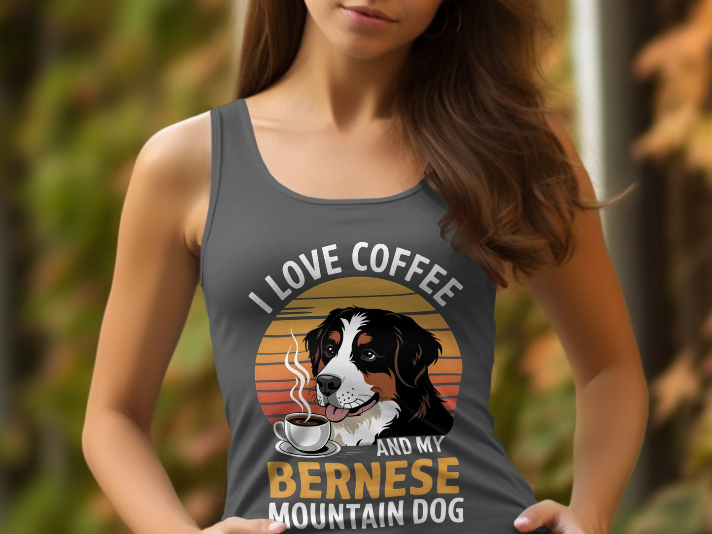 I Love Coffee and My Bernese Mountain Dog product type