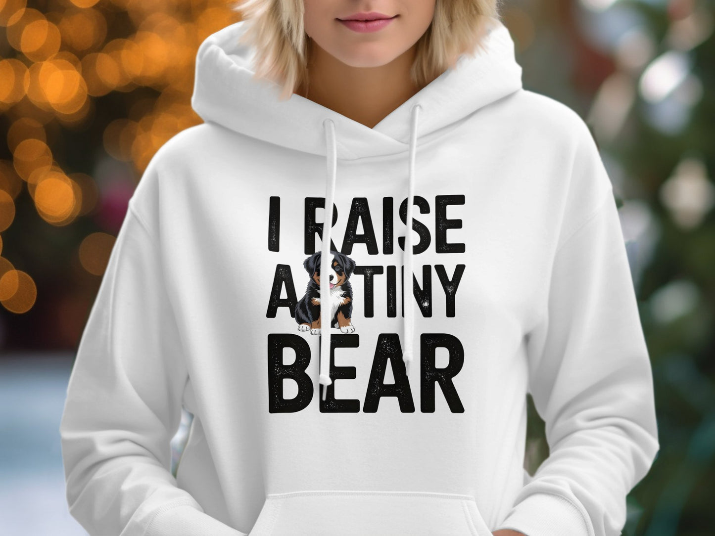 I Raise A Tiny Bear Hoodie product