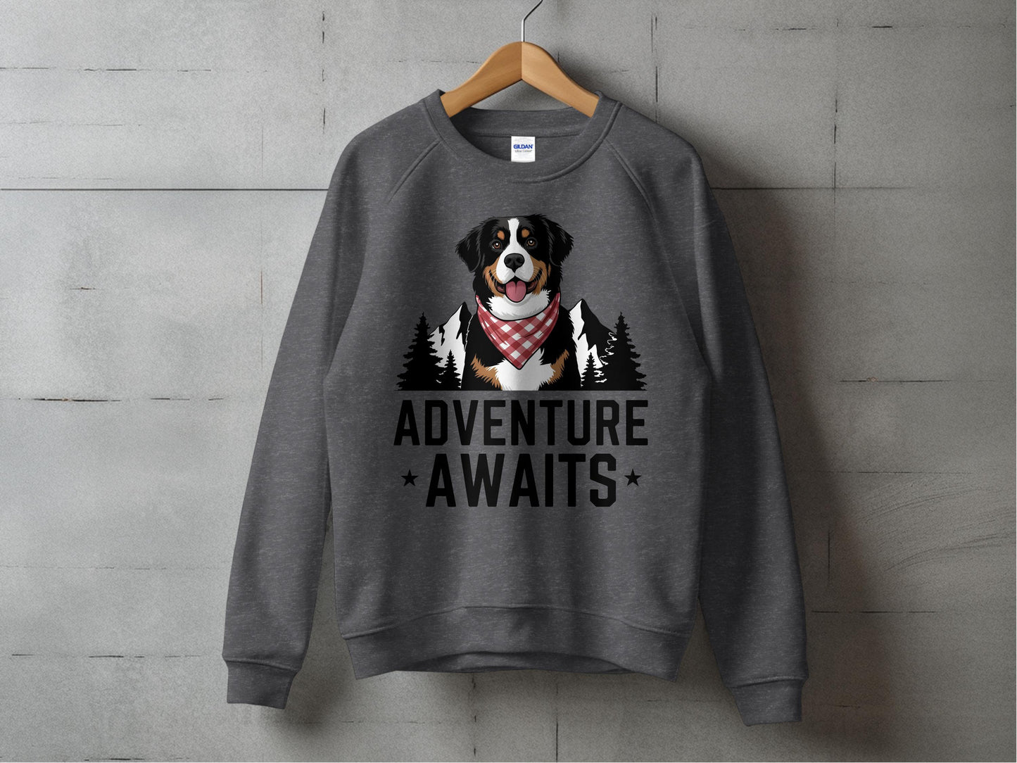 Adventure Awaits Dog Graphic Sweatshirt product type