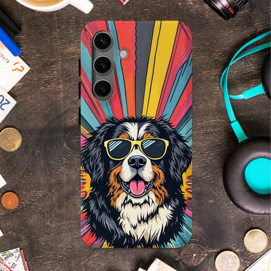 Stylish Sunglasses Dog Design Phone Case product