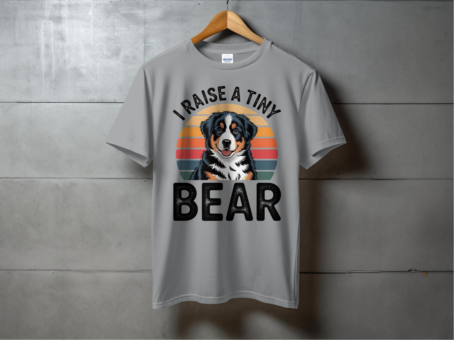 I Raise A Tiny Bear Graphic Tee shirt product type