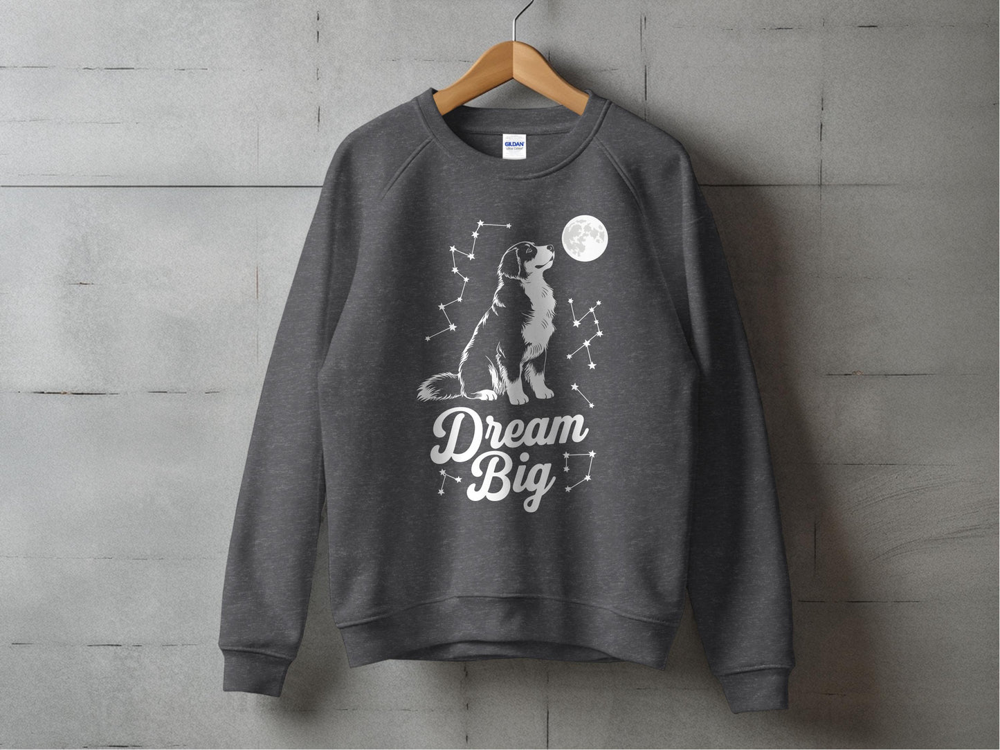 Dream Big Moonlit Dog Sweatshirt product type