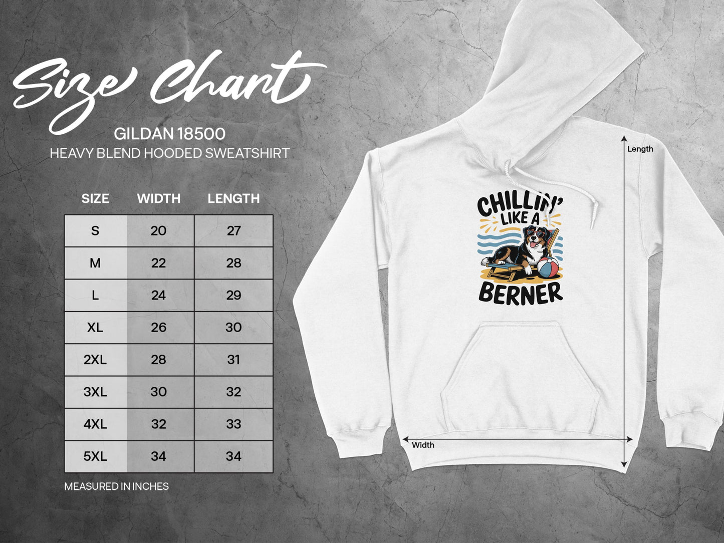Chillin' Like A Berner Heavy Blend Hooded Sweatshirt product