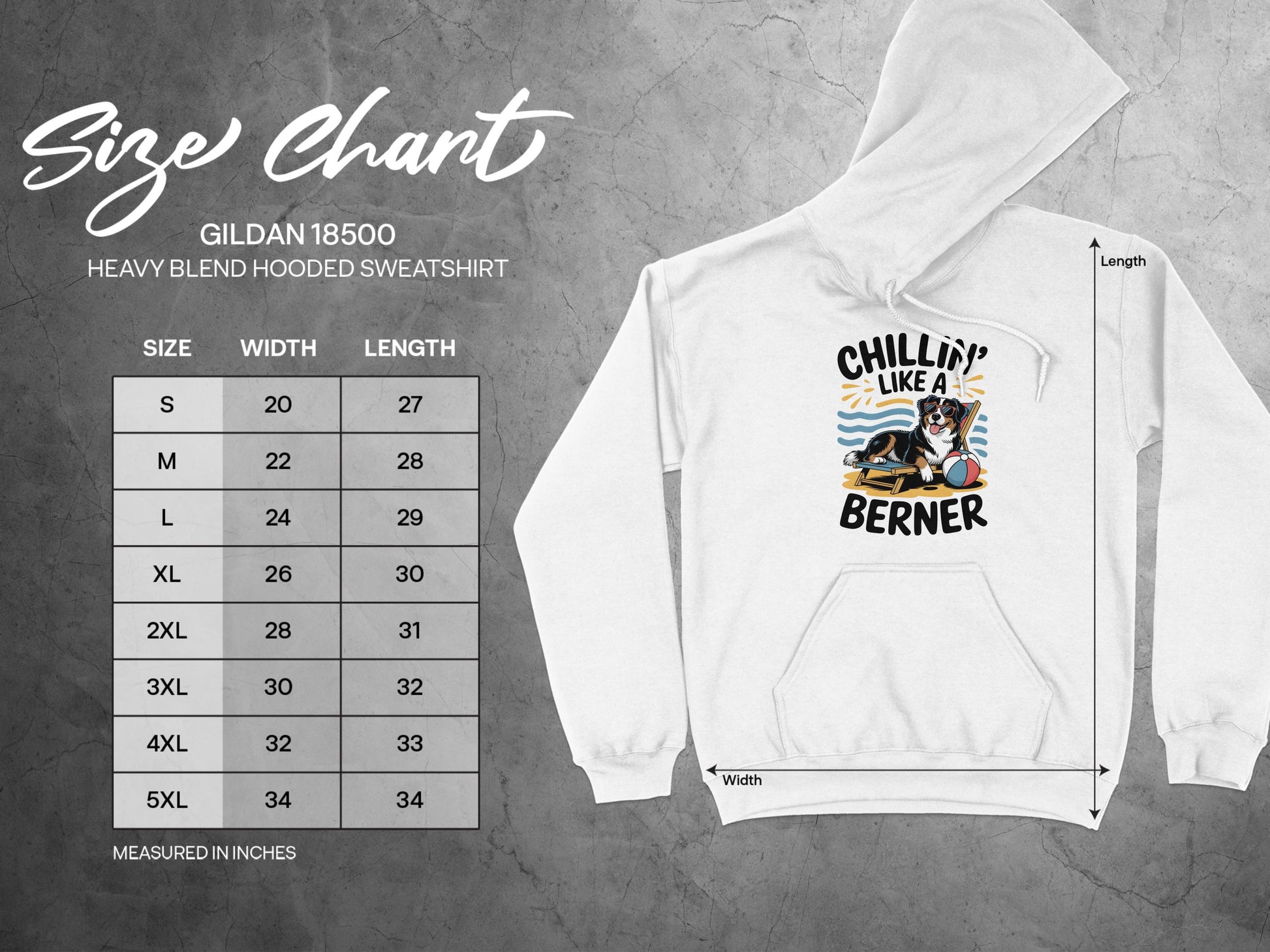 Chillin' Like A Berner Heavy Blend Hooded Sweatshirt product