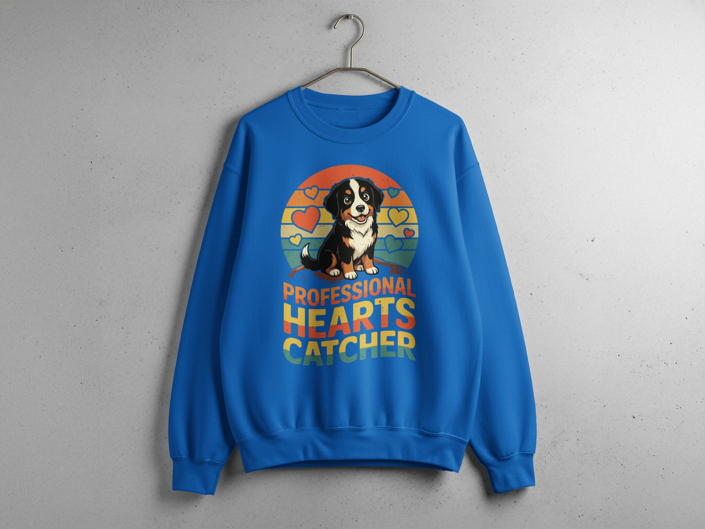 Professional Hearts Catcher Dog Lover Sweatshirt