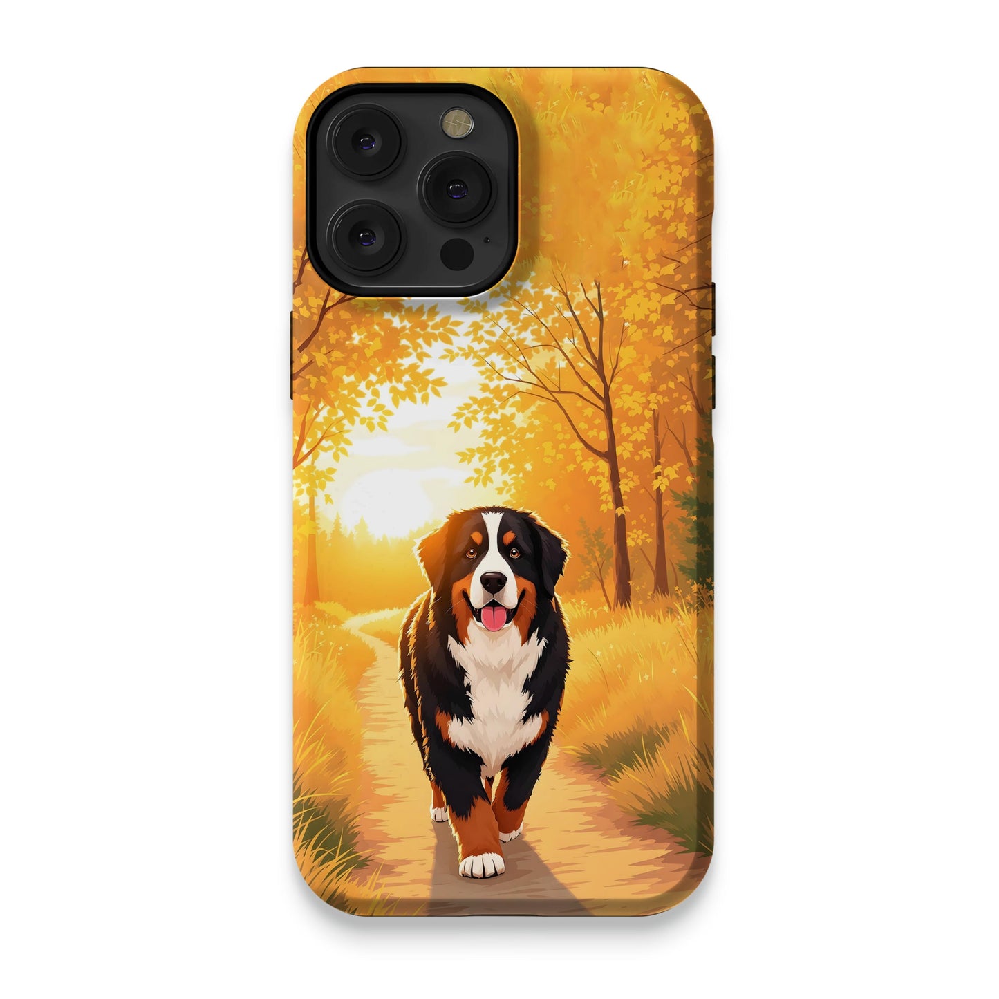Autumn Forest Walk with Dog Phone Case product type