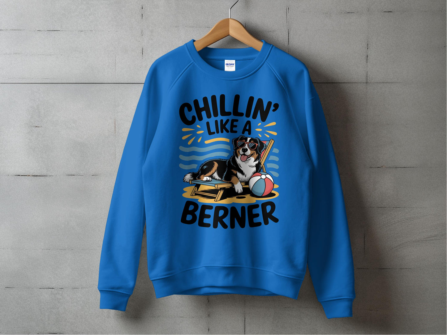 Chillin' Like A Berner Graphic Print Sweatshirt product