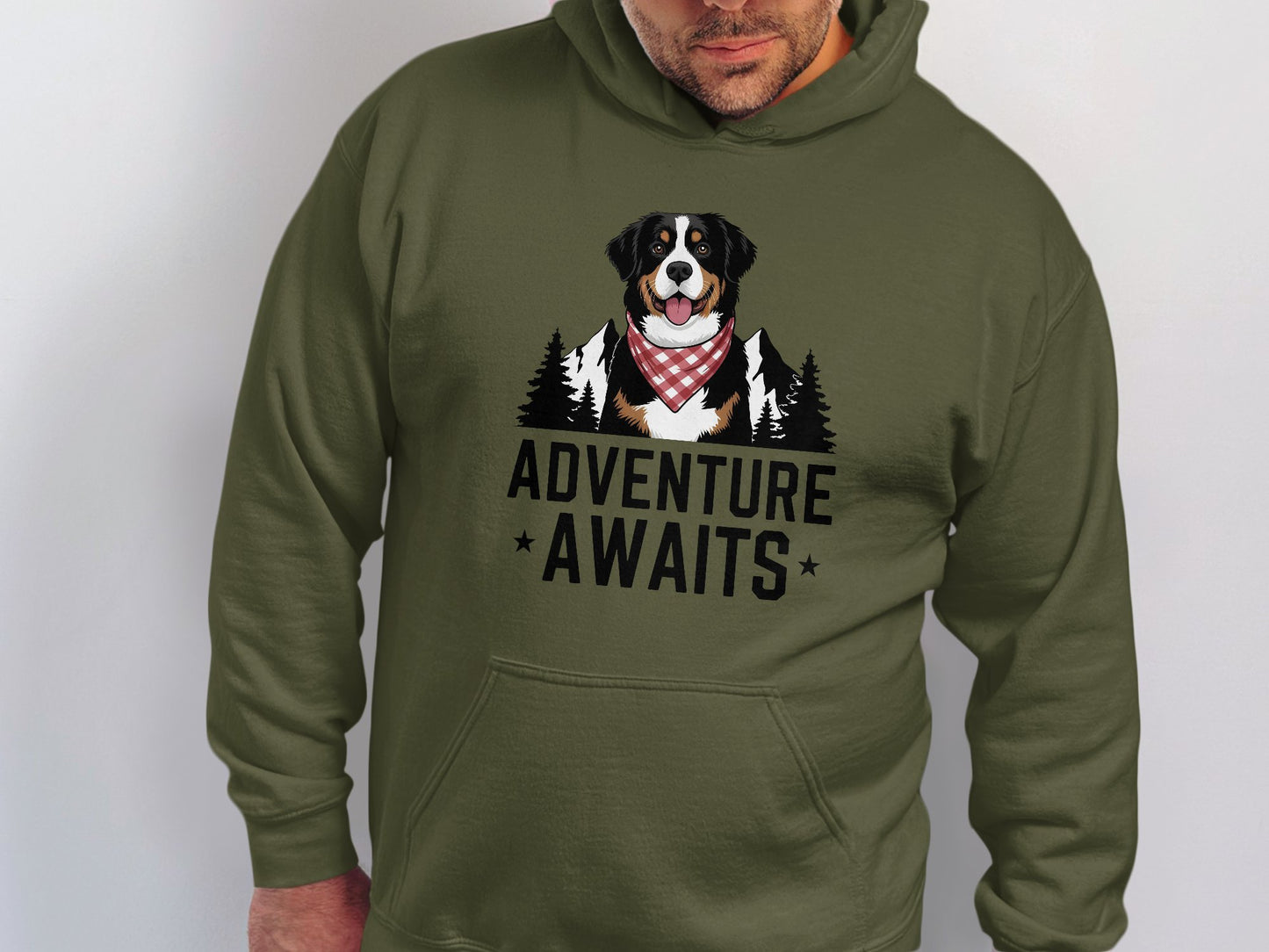 Adventure Awaits Dog Hoodie Sweater Graphic product