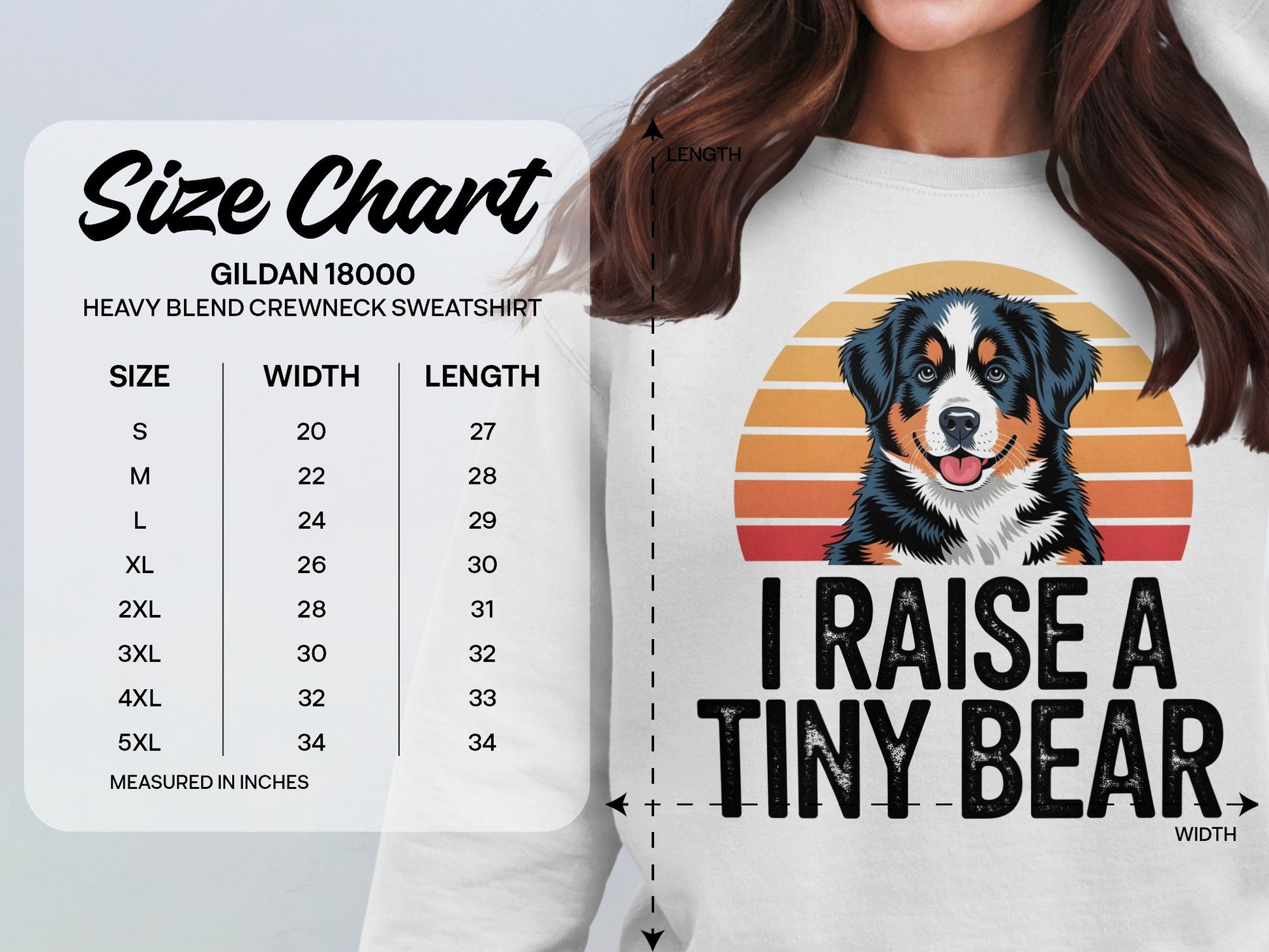 I Raise a Tiny Bear Gildan Sweatshirt product type